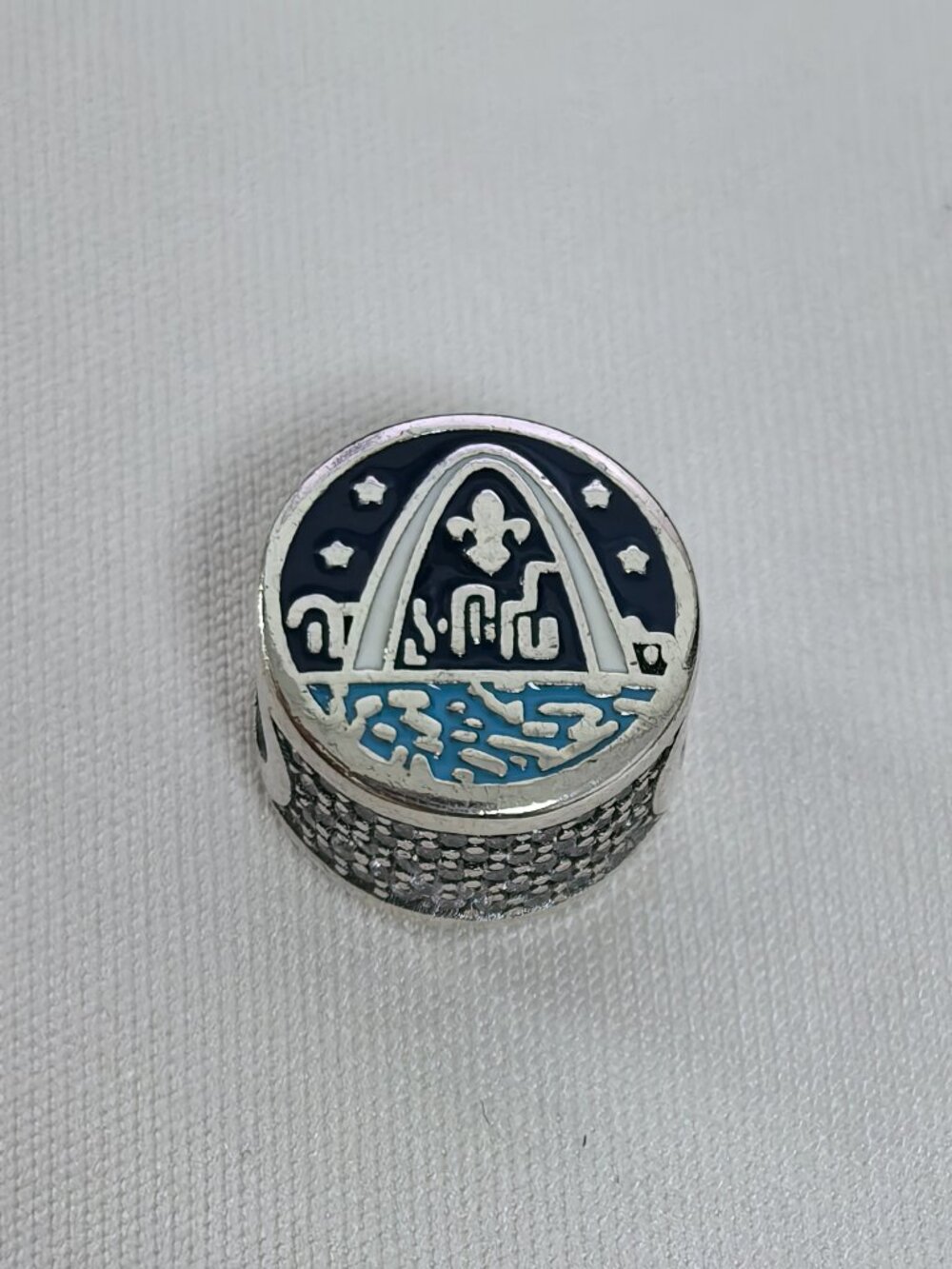Pandora Saint Louis Gateway Arch Exclusive Charm, S925 Silver Jewelry